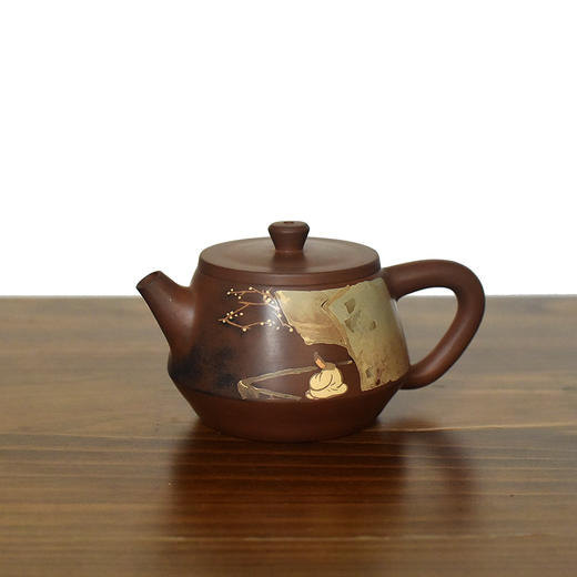 建水紫陶 三金壶 商品图1