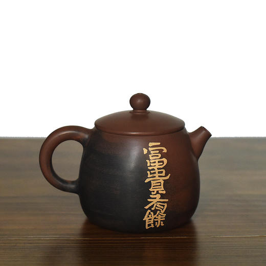 建水紫陶 三金壶 商品图3