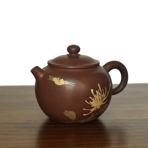 建水紫陶 三金壶 商品图1