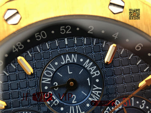 JF爱彼皇家橡树26579。功能：日期显示、星期显示、月份显示、年历显示、万年历、月相进口机克隆原装5134自动机械机芯,41毫米,男士手表腕表 商品图4