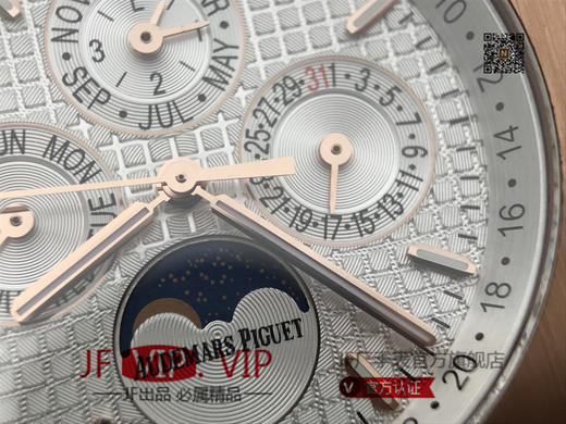 JF爱彼皇家橡树26579。功能：日期显示、星期显示、月份显示、年历显示、万年历、月相进口机克隆原装5134自动机械机芯,41毫米,男士手表腕表 商品图8