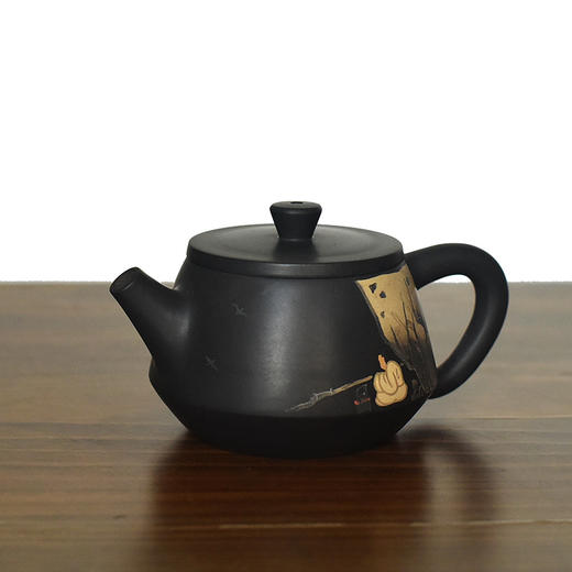建水紫陶 三金壶 商品图1