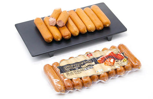 万威客脆皮热狗肠（黑椒味）300g 商品图3