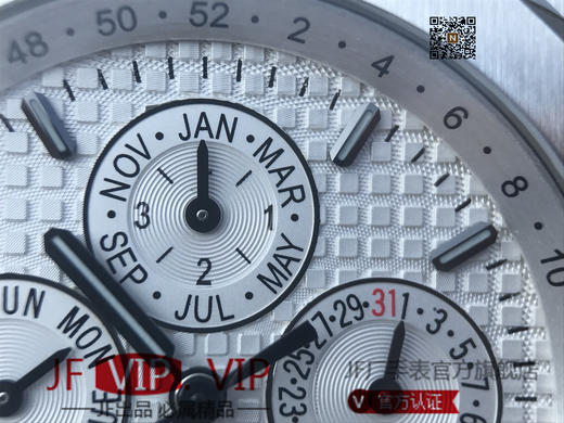JF爱彼皇家橡树26574ST.OO.1220ST.01。功能：日期显示、星期显示、月份显示、年历显示、万年历、月相进口机克隆原装5134自动机械机芯,41毫米,男士手表腕表 商品图9