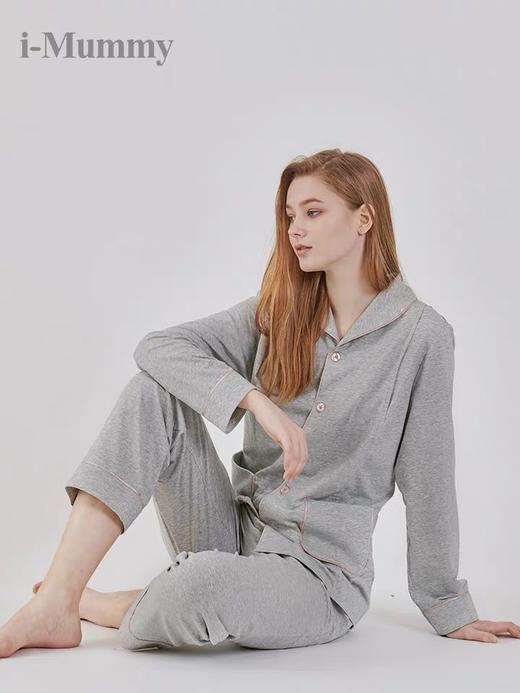 i-Mummy美棉月子服 夏季空调房产后睡衣 哺乳套装 家居服 商品图0