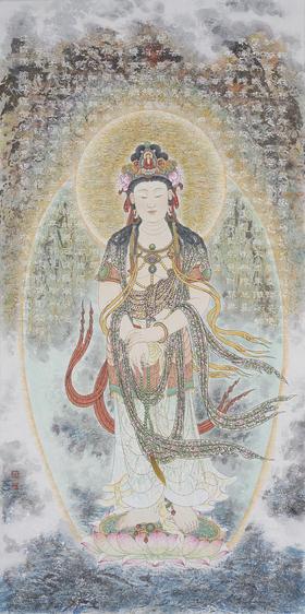 观音·林梵老师工笔画