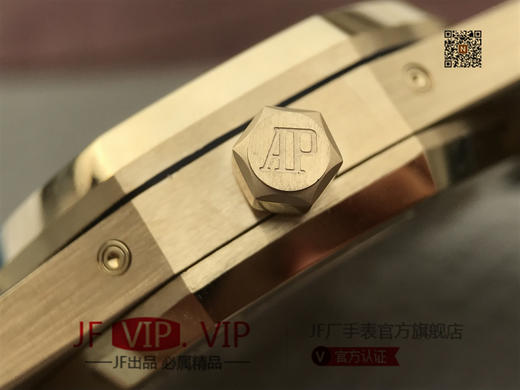 JF爱彼皇家橡树26579。功能：日期显示、星期显示、月份显示、年历显示、万年历、月相进口机克隆原装5134自动机械机芯,41毫米,男士手表腕表 商品图11
