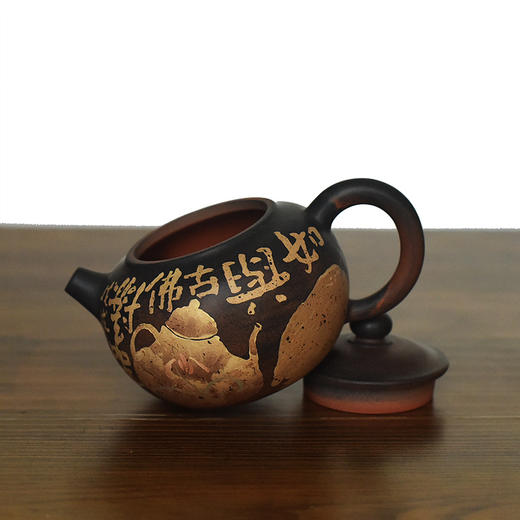 建水紫陶 三金壶 商品图4