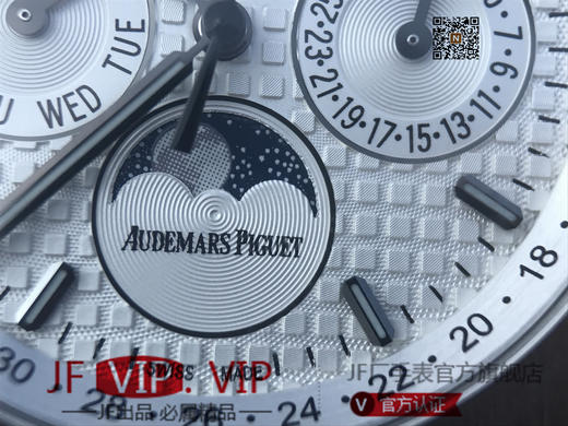 JF爱彼皇家橡树26574ST.OO.1220ST.01。功能：日期显示、星期显示、月份显示、年历显示、万年历、月相进口机克隆原装5134自动机械机芯,41毫米,男士手表腕表 商品图11