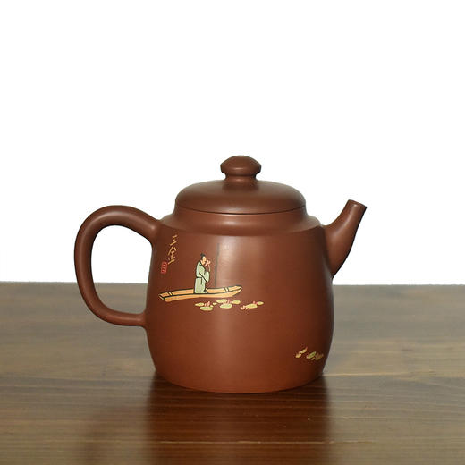 建水紫陶 三金壶 商品图0