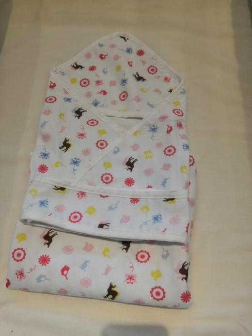 i-baby 甜心萌宠全棉纱布新生儿包巾 浴巾 遮光毯  春夏款 商品图0