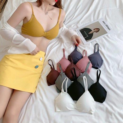 美背吊带内衣女学生韩版小胸聚拢文胸少女抹胸无钢圈裹胸罩 商品图2