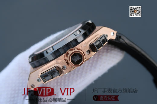 JF爱彼26400。克隆原装3126机械计时机芯！原装正品1:1开模，尺寸重量无差距！全功能计时！硅胶表带，男士手表，透底 商品图2