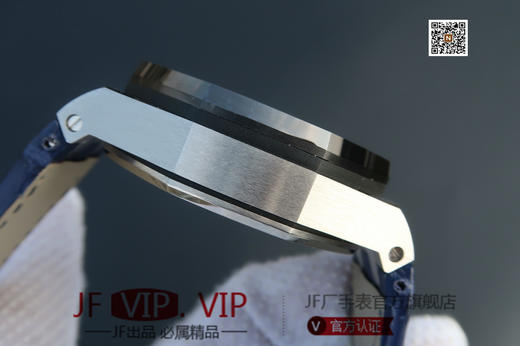 JF爱彼26400。克隆原装3126机械计时机芯！原装正品1:1开模，尺寸重量无差距！全功能计时！硅胶表带，男士手表，透底 商品图6