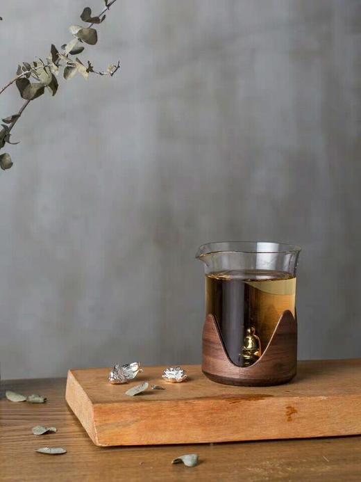 公道杯-玻璃公道杯-不觉堂观山系列-墨者、心莲、凝鱼 商品图2