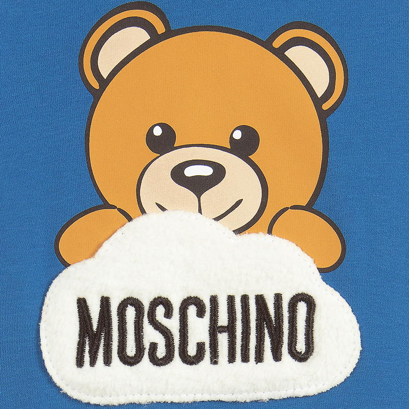 moschino kid 莫斯奇诺 奢侈品童装 男女童拼色小熊