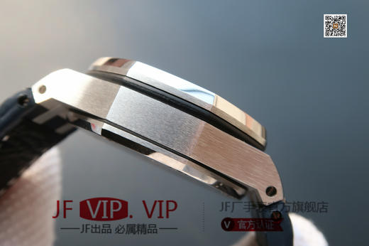 JF爱彼皇家橡树离岸型26470st。克隆原装3126多功能计时机械机芯！原装正品1:1开模，42mm直径，尺寸重量做工无差距！全功能计时！皮表带，男士手表，自动机械机芯，密底 商品图5