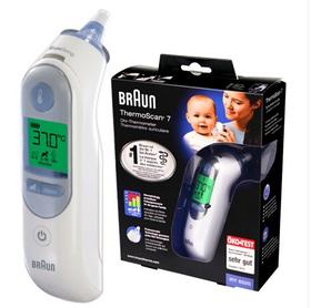【德国进口】博朗(BRAUN)耳温枪 婴儿耳温计 宝宝体温针 家用儿童红外线电子快速测量耳温仪