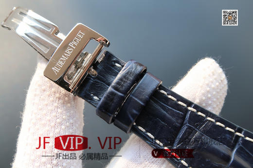 JF爱彼皇家橡树离岸型26470st。克隆原装3126多功能计时机械机芯！原装正品1:1开模，42mm直径，尺寸重量做工无差距！全功能计时！皮表带，男士手表，自动机械机芯，密底 商品图7