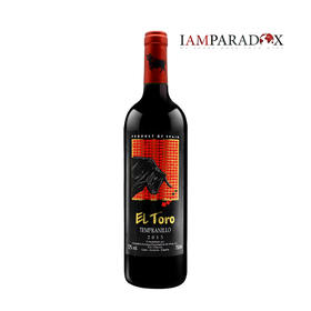 埃乐托公牛添普兰尼洛红葡萄酒 El Toro Tempranillo 750ml