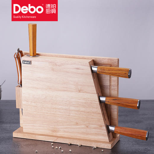 德国Debo德铂莱茵厨房刀具套装七件套菜刀砍骨刀砧板1.4116钼钒钢 商品图0