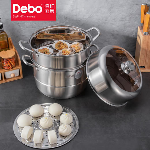 Debo德铂安吉洛不锈钢蒸锅 安吉洛 商品图0