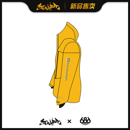 [新款队服预售]SNOWHERO x 686 GLCR GORE-TEX GT Jacket 商品图2