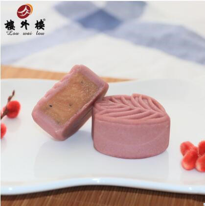 百年老店·楼外楼中秋节名楼望月礼盒桃山皮奶黄流心月饼600g 商品图3