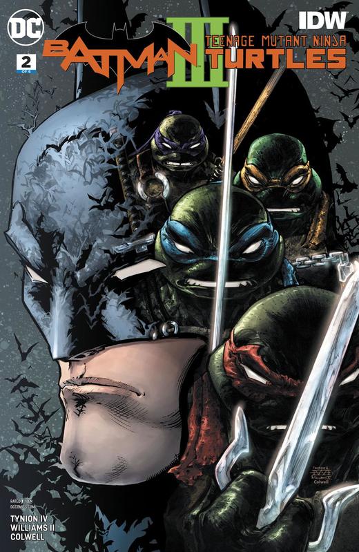 蝙蝠侠/忍者神龟 V3 斜线 Batman Teenage Mutant Ninja Turtles III（2019）普封 商品图4