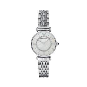 意大利 阿玛尼Emporio Armani 钢质表带女士经典时尚休闲石英腕表 AR1908
