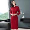 SMJR-8196299婚庆妈妈旗袍连衣裙 商品缩略图1