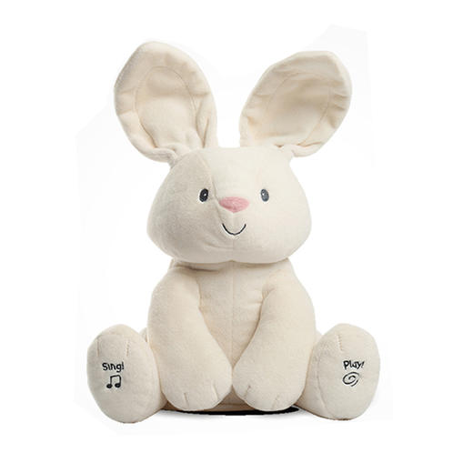 美国Baby Gund网红小兔 婴儿安抚玩具毛绒公仔玩偶躲猫猫害羞小兔 商品图0