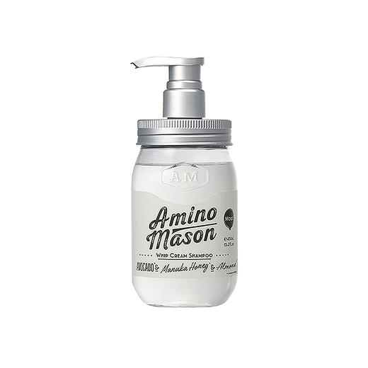 日本原装Amino mason氨基酸无硅油保湿洗发水/护发素450ml 商品图1