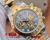 JH出品🔥最新定制升级版本🔥劳力士Rolex超级宇宙计时迪通拿升级版本，升级4130机芯盖板，与原版更逼真。男士腕表，精钢表带 商品缩略图3