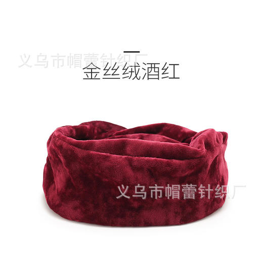 冬天围脖男女双层加毛加厚金丝绒头套围脖骑行防风寒保暖女士脖套 商品图11