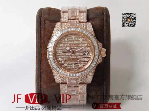 TW劳力士格林尼治型II的密镶钻特别款——ROLEX116769TBR-74779B完美还原史上最昂贵的劳力士满天星腕表。 商品图1