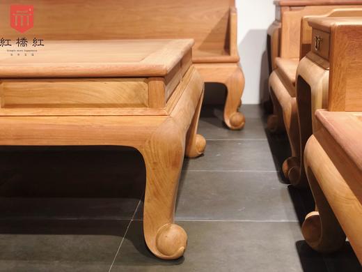 红桥红  家具严选  缅甸花梨(大果紫檀）  【抱珠沙发十件套】 商品图5