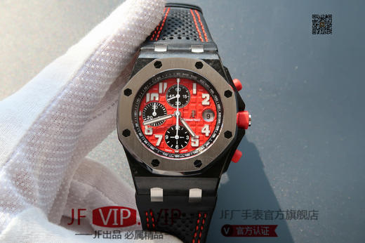 JF爱彼皇家橡树离岸型26170。克隆原装3126多功能计时机械机芯！原装正品1:1开模，42mm直径，尺寸重量做工无差距！全功能计时！皮表带，男士手表 商品图0