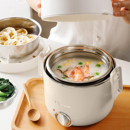 Bear/小熊 电热饭盒三层可插电加热保温热饭蒸煮宿舍DFH-B16T3 商品图2