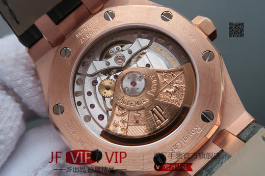 爱彼皇家橡树15402（15400的满天星款），原装正品开模表壳，连每一颗螺丝，刻度丁，LOGo和原装都一样，原装克隆3120全自动机械机芯，手工镶嵌捷克水钻，色泽亮度与原装非常接近！ 商品图5