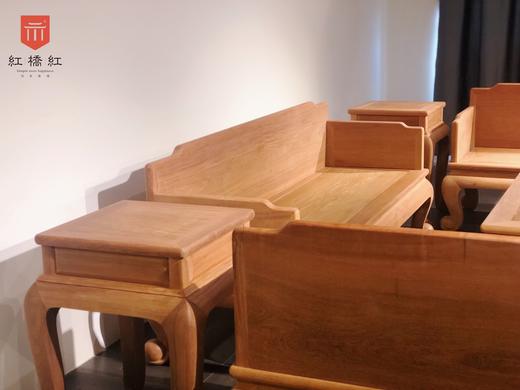 红桥红  家具严选  缅甸花梨(大果紫檀）  【抱珠沙发十件套】 商品图6