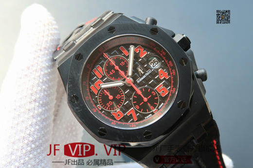 JF爱彼皇家橡树离岸型26170。克隆原装3126多功能计时机械机芯！原装正品1:1开模，42mm直径，尺寸重量做工无差距！全功能计时！皮表带，男士手表 商品图1