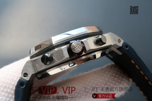 JF爱彼皇家橡树离岸型26170。克隆原装3126多功能计时机械机芯！原装正品1:1开模，42mm直径，尺寸重量做工无差距！全功能计时！皮表带，男士手表 商品图3