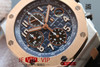 JF爱彼皇家橡树离岸型26170。克隆原装3126多功能计时机械机芯！原装正品1:1开模，42mm直径，尺寸重量做工无差距！全功能计时！皮表带，男士手表 商品缩略图2