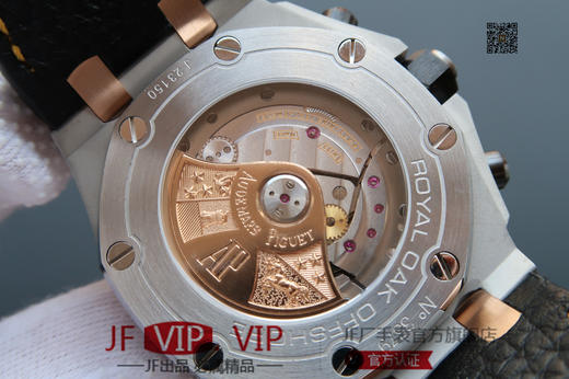 JF爱彼皇家橡树离岸型26170。克隆原装3126多功能计时机械机芯！原装正品1:1开模，42mm直径，尺寸重量做工无差距！全功能计时！皮表带，男士手表 商品图6