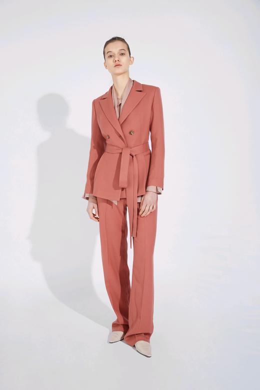 系腰带压褶收腰西服 商品图1