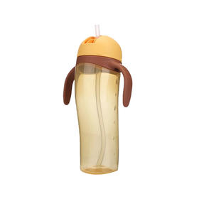 【一般贸易】日本贝亲Pigeon手柄训练杯 330ml 黄色