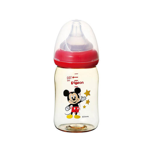 【一般贸易】日本贝亲Pigeon母乳实感PPSU奶瓶图案 米奇160ml 商品图0