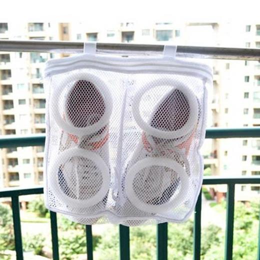 懒人洗鞋神器洗衣袋洗衣机加厚可凉挂晒鞋子洗护袋网袋护洗袋 商品图2