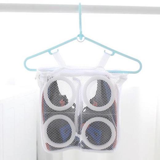 懒人洗鞋神器洗衣袋洗衣机加厚可凉挂晒鞋子洗护袋网袋护洗袋 商品图3